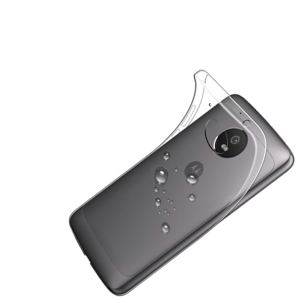 Läpinäkyvä silikoninen TPU-suojus Moto G5:lle Transparent