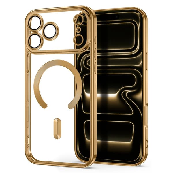 Tech-Protect MagFlex MagSafe Cover til iPhone 18 Pro Max - Shiny Gold Gold
