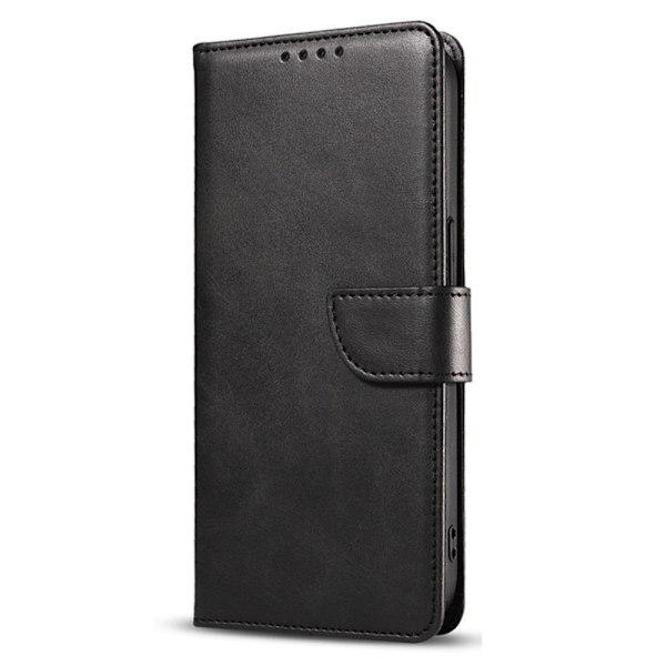 SKALO iPhone 15 Plus Premium Wallet Flip Cover - Sort Black