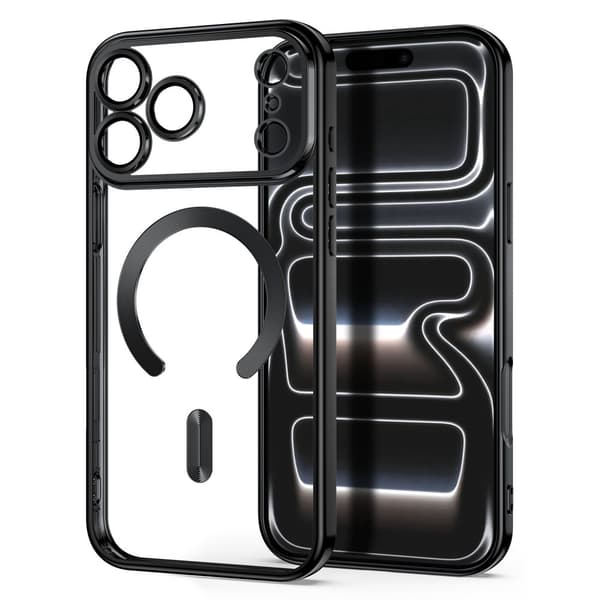 Tech-Protect MagFlex MagSafe Skal för iPhone 18 Pro - Shiny Black Svart
