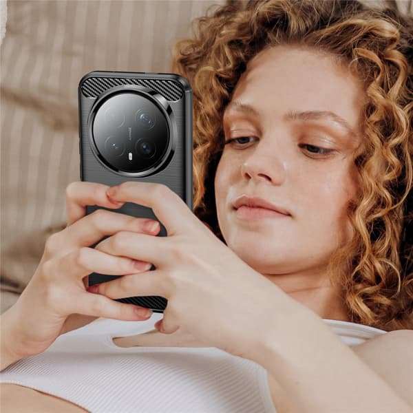 SKALO Armor Carbon Cover til Honor Magic8 Pro - Sort Black