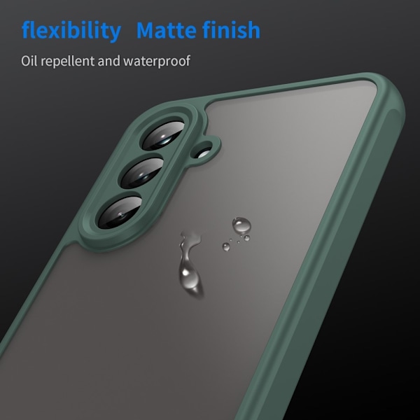 SKALO Samsung A26 5G Color Bumper Frosted Skal - Grön Grön