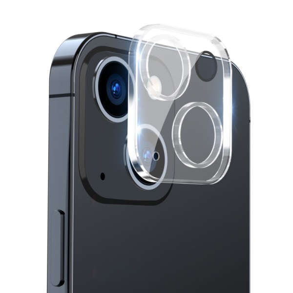 2-PACK SKALO iPhone 15 Plus 3D Linsskydd/Kameraskydd Härdat Glas Transparent