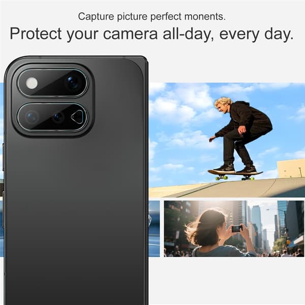 IMAK Slankt Kamerabeskyttelse til Google Pixel 11 Pro Fold - Gennemsigtig Transparent