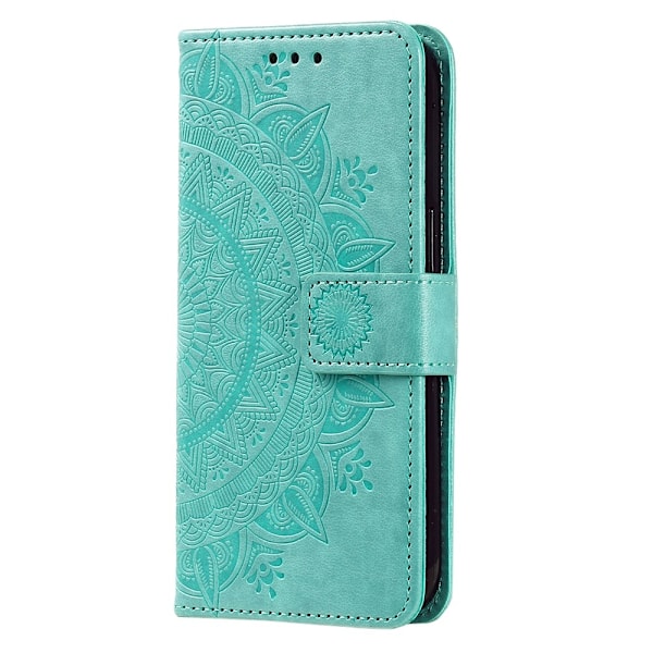 SKALO Samsung A26 5G Mandala Plånboksfodral - Turkos Turkos
