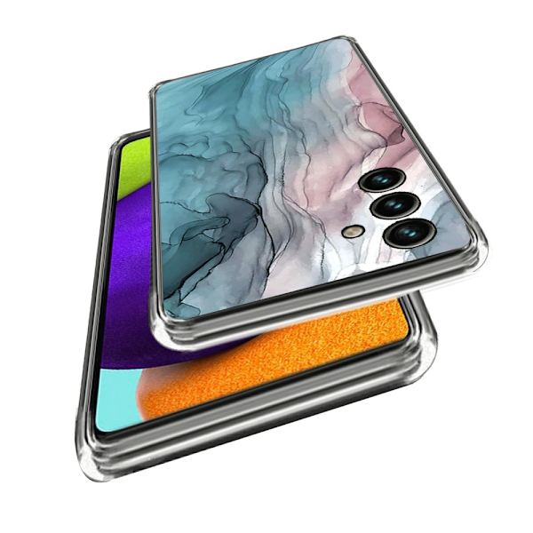 SKALO Samsung A34 5G Marmor TPU-skal - Motiv 4 multifärg