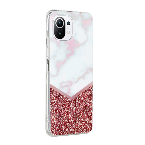 SKALO Xiaomi Mi 11 Lite Marmor TPU-skal - Motiv 9 multifärg