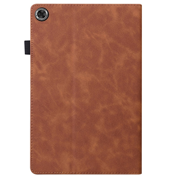 SKALO Samsung Tab A9+ PU-nahkainen Lompakkokotelo - Ruskea Brown
