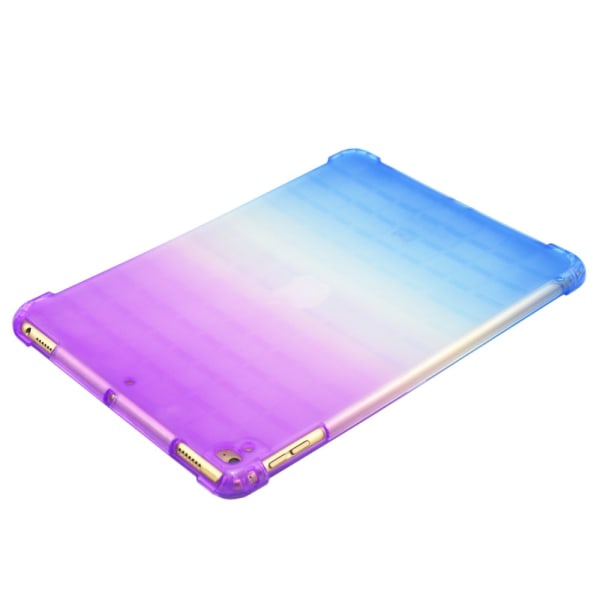 SKALO iPad 10.2 Gradient TPU Suojakuori - Violetti-Sininen Multicolor