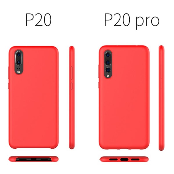 Huawei P20 Pro Ultratunn Silikonskal - fler färger Svart