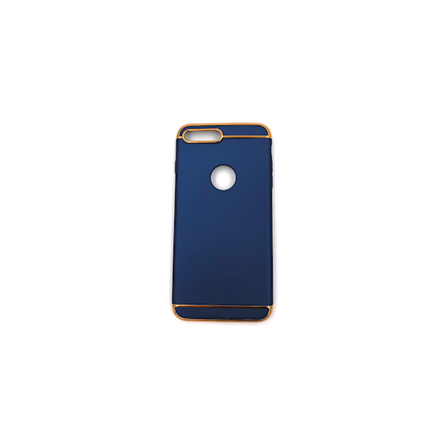 Design skal 3 i 1 guldkant till iPhone 8 PLUS Silver