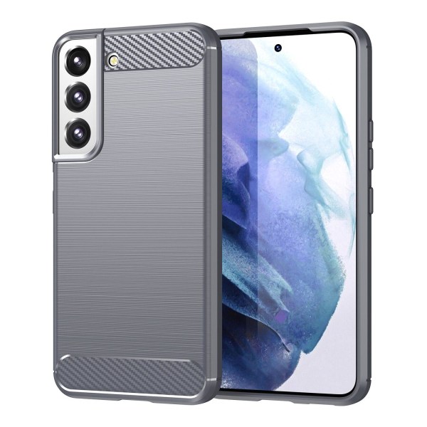 SKALO Samsung S22+ Armor Carbon Stöttåligt TPU-skal - Fler färge grå