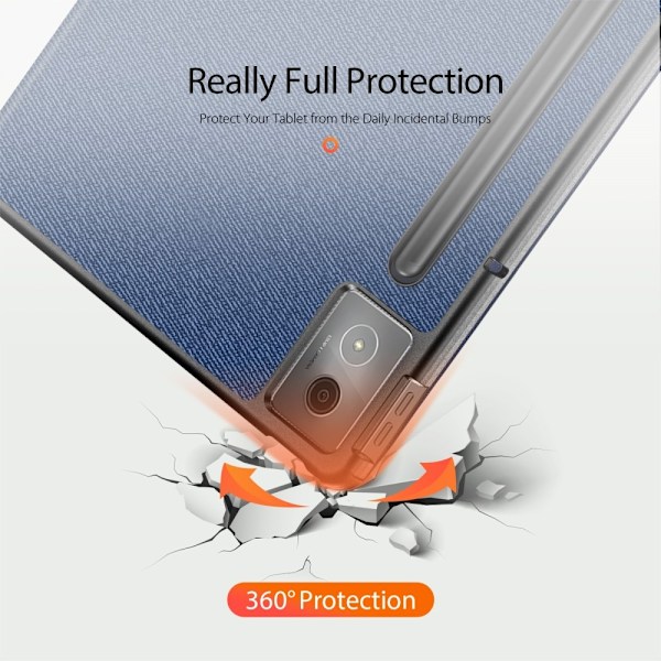 DUX DUCIS Lenovo Idea Tab Pro DOMO Series Fodral - Blå Blå