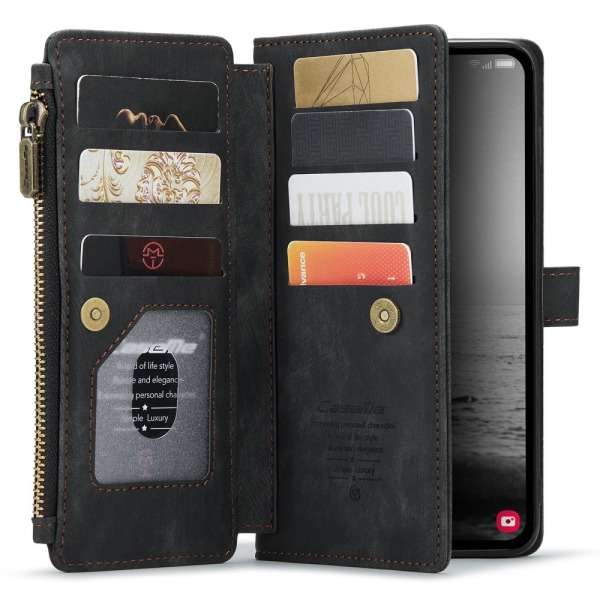 CaseMe Samsung A54 5G CaseMe Big Wallet Plånboksfodral - Svart Svart