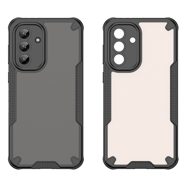 SKALO Samsung A56 5G Armor Hybrid Frosted Cover - Sort Black