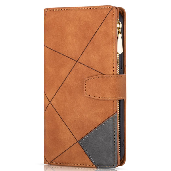 Xiaomi 13T/13T Pro BINFEN COLOR Embossed Plånboksfodral - Brun Brun