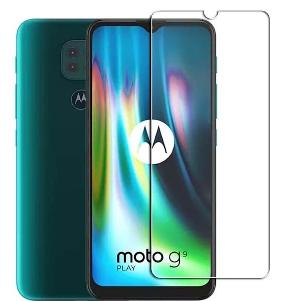 SKALO Moto G9 Play Panssarilasi Näytönsuoja Transparent