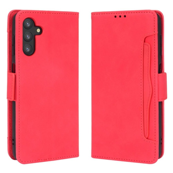 SKALO Samsung A13 5G 6-FACK Plånboksfodral - Röd Röd