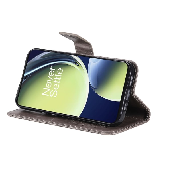 SKALO OnePlus Nord CE 3 Lite 5G Mandala Plånboksfodral - Grå grå