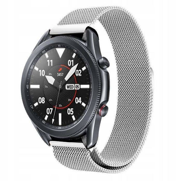 SKALO Milanese Loop to Samsung Watch 3 41mm - Valitse väri Silver