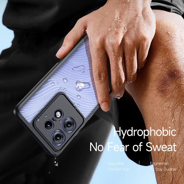 DUX DUCIS Motorola Edge 50 Pro 5G Aimo Series Suojakuori - Musta Black