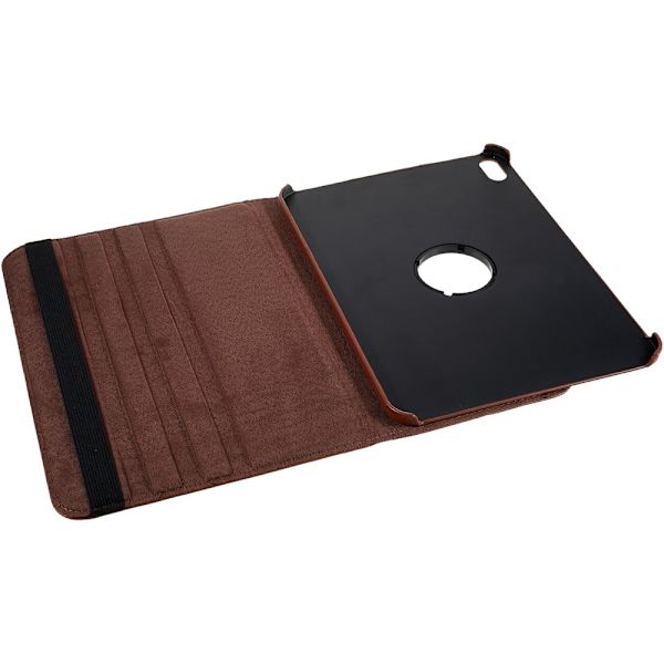 SKALO iPad 10.9 (2022) 360 Litchi Kotelo - Ruskea Brown