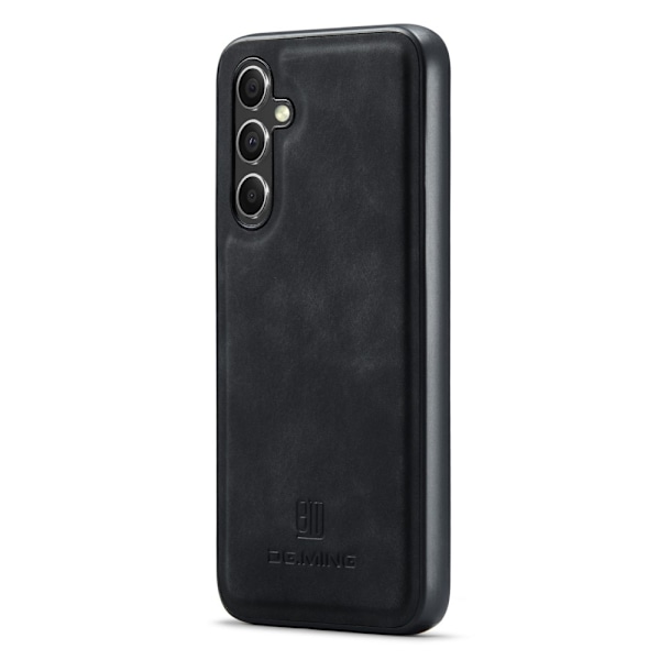 DG.MING Samsung A16 Premium PU-læder Hybrid Cover - Sort Black