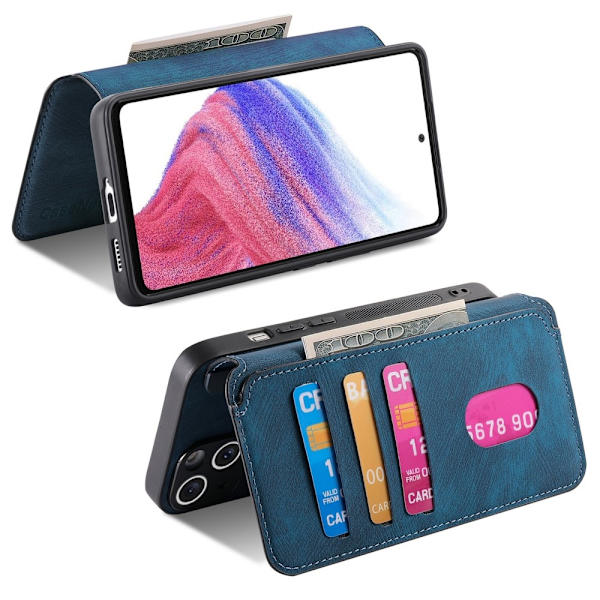 SKALO Samsung S25 Edge CASENEO MW-03 Plånboksfodral - Mörkblå Mörkblå