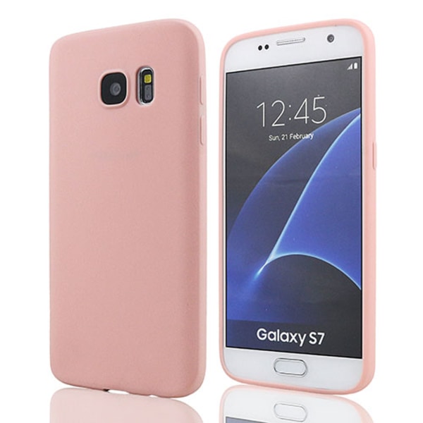 SKALO Samsung S7 Ultraohut TPU-kuori - Valitse väri Pink