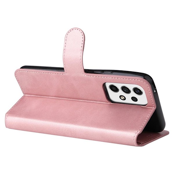 SKALO Samsung A53 5G Classic Lompakkokotelo - Pinkki Pink