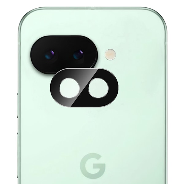SKALO Google Pixel 9a Kamerabeskyttelse Hærdet glas - Sort Black
