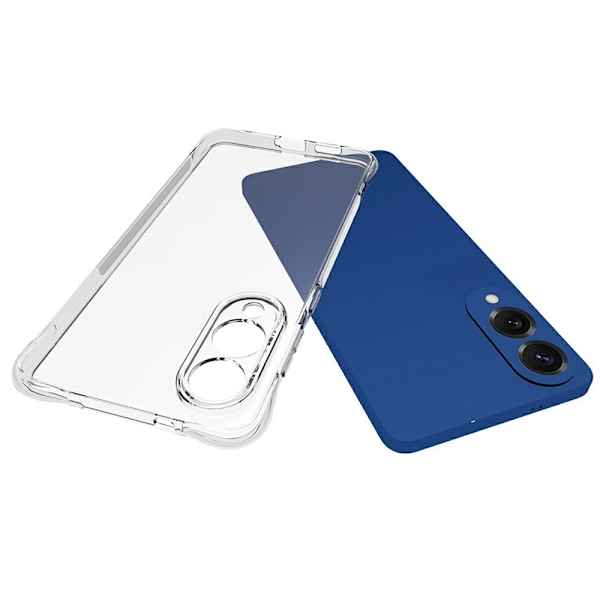 SKALO Samsung S25 Edge Extra strong TPU Cover - Gennemsigtig Transparent