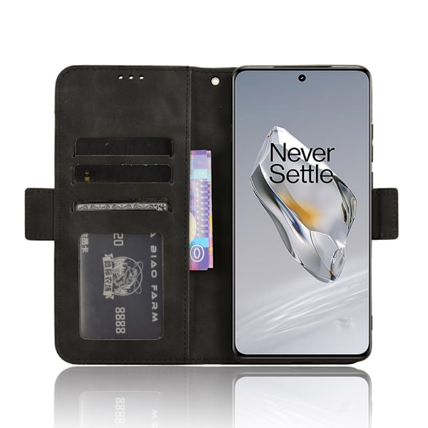 SKALO OnePlus 12R 5G 6-RUM Pungetaske - Sort Black