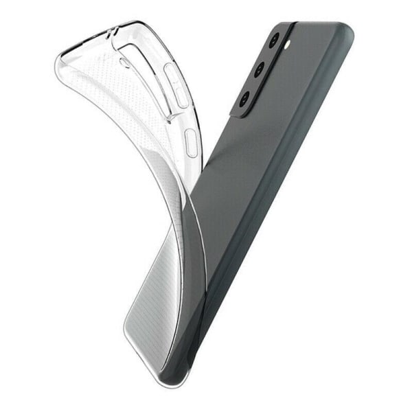 Transparent Silikon TPU-Skal till Samsung S21 Plus Transparent