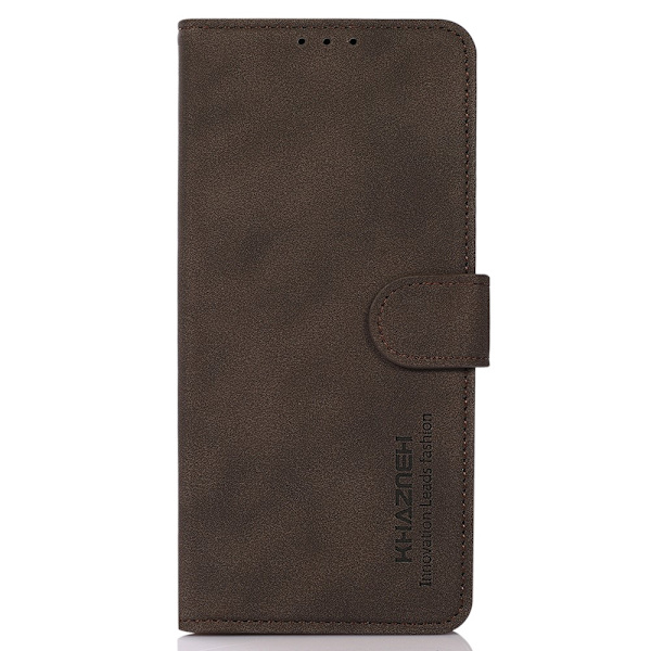 SKALO Google Pixel 8 KHAZNEH Lompakkokotelo PU-nahasta - Ruskea Brown