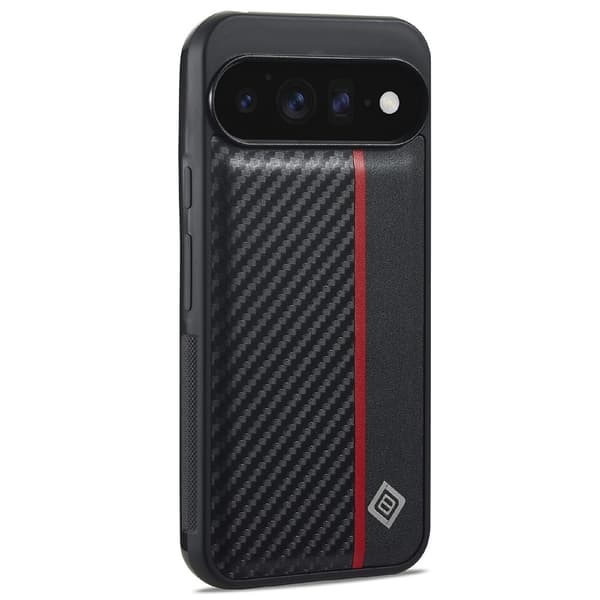 LC.IMEEKE Carbon Fiber Cover til Google Pixel 11 - Sort Black