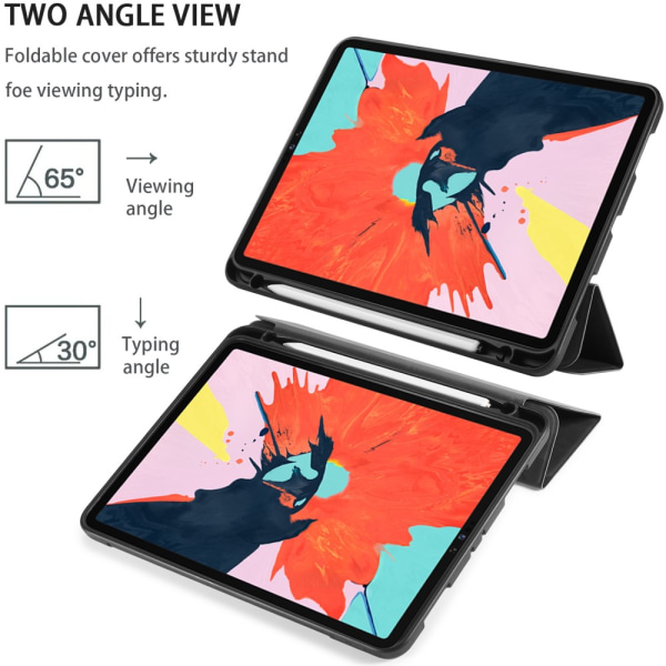 DG MING iPad Pro 11" See Series Trifold Flip Cover - Sort Black