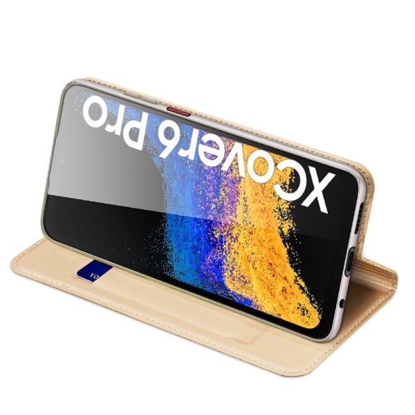 DUX DUCIS Samsung Xcover6 Pro 5G Skin Pro Series Flip Cover - Guld Gold