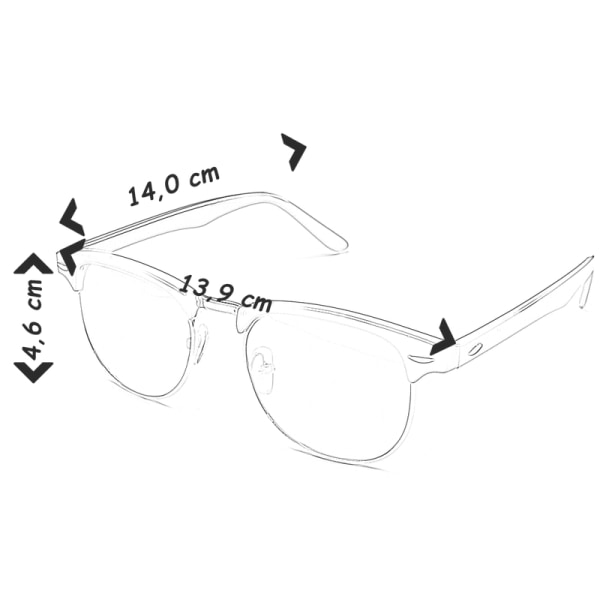 SKALO polariserede solbriller CM - polariseret sort Black one size