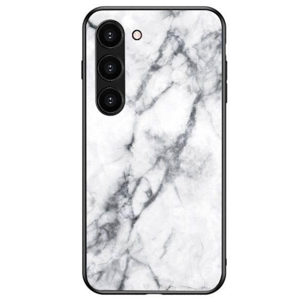 SKALO Samsung S23 Marmor hærdet glas TPU Cover - #2 Multicolor