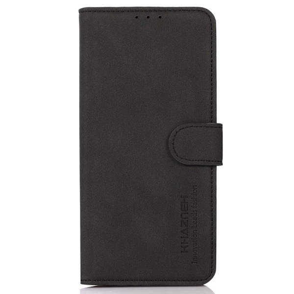 SKALO iPhone 16 Pro KHAZNEH Pungetui i PU-læder - Sort Black