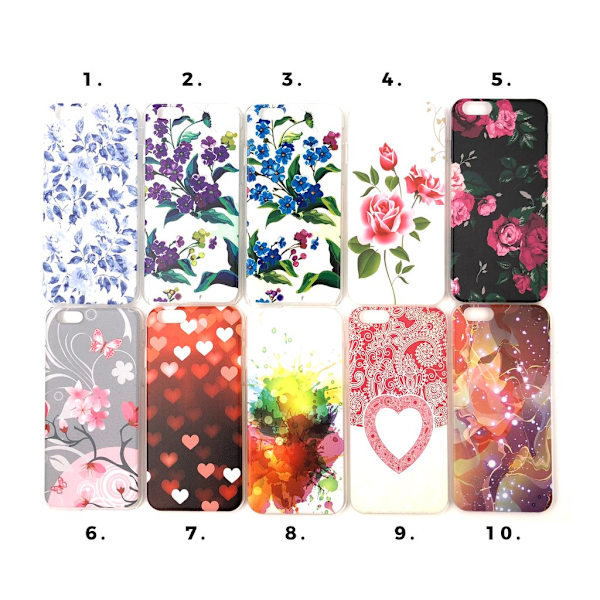 Skal med motiv iPhone 6/6S MultiColor #3
