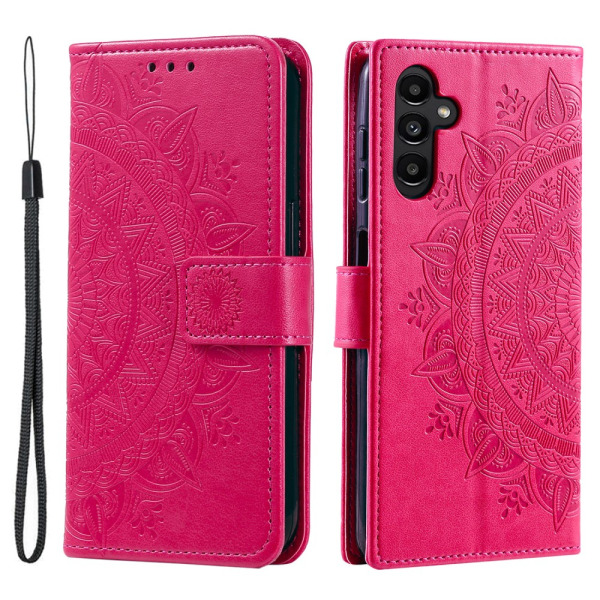SKALO Samsung A15 4G Mandala Flip Cover - Cerise Cerise