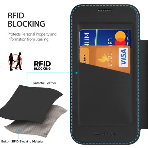 DUX DUCIS Skin X Pro Flip Cover til iPhone 18 Pro - Sort Black