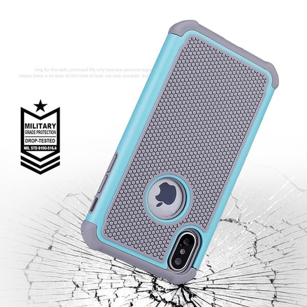 iPhone X/XS extra skyddande skal | Shockproof Armor White