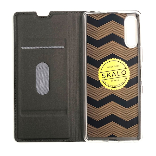 Plånboksfodral Ultratunn design Sony Xperia L4 Dark grey