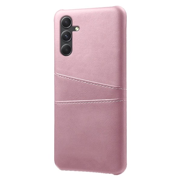 SKALO Samsung A55 5G PU Läder Skal med Korthållare/Plånbok - Roséguld Rosa guld