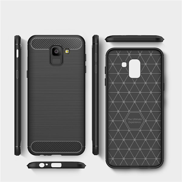 Stöttåligt Armor Carbon TPU-skal Samsung J6 (2018) - fler färger Svart