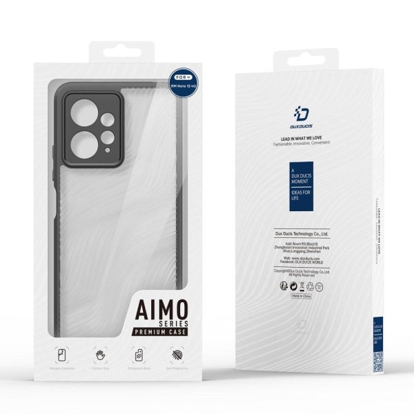 DUX DUCIS Xiaomi Redmi Note 12 4G Aimo Series Skal - Svart Svart