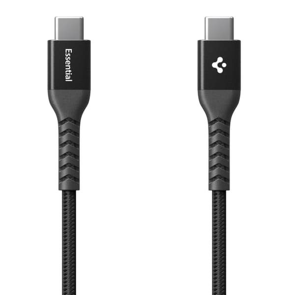 Spigen EB10010CCA Essential USB-C-kabel 100W 1m - Sort Black